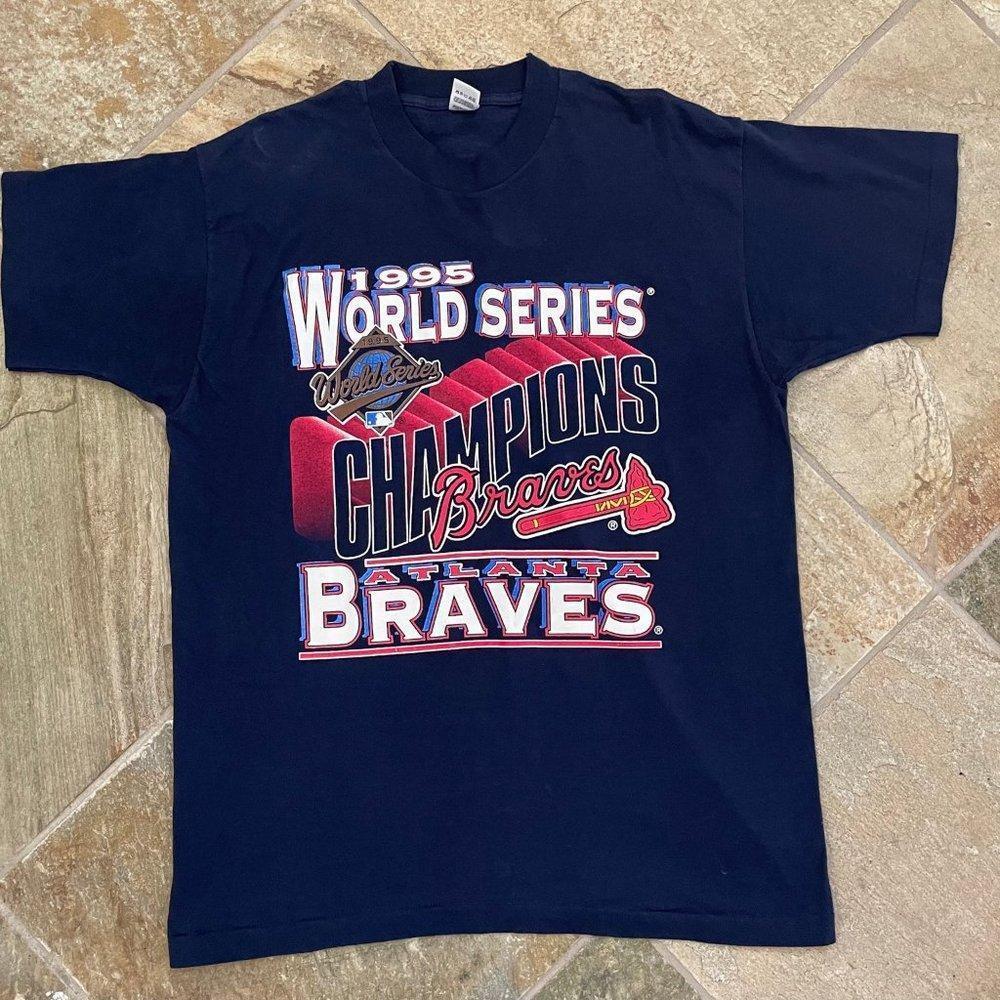 Atlanta Braves 1995 World Champions Baseball Shirt Collection Tee